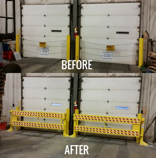 Before and After Defender Gate&trade;