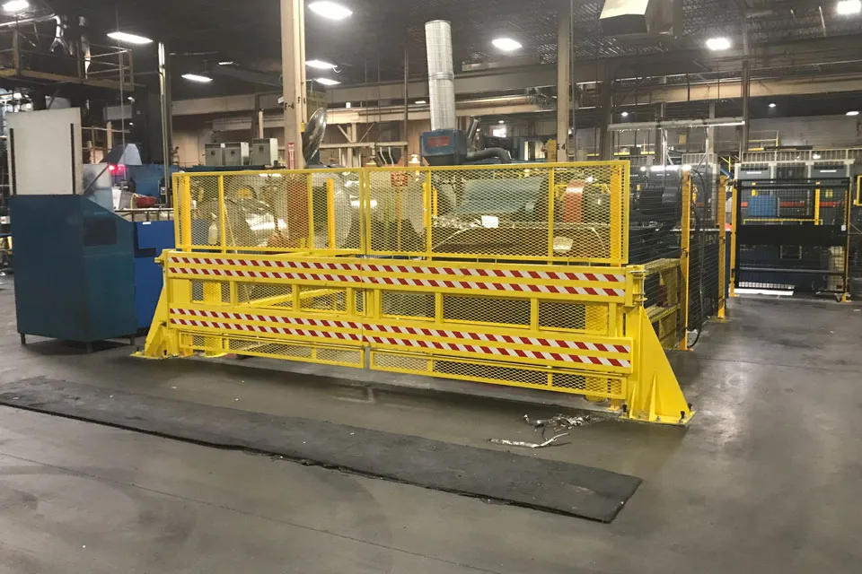 Gates Installed at Golden Alumninum