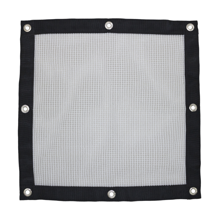 SBN-14 White knotless netting with webbing border