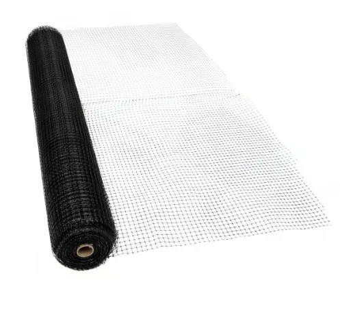 Standard duty plastic deer fence detail