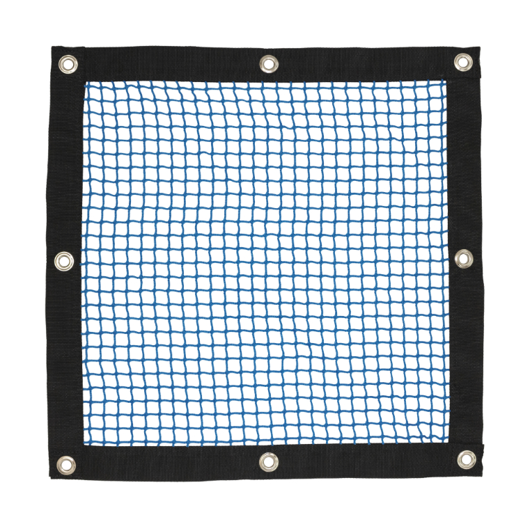 SBN-2020 Blue knotless netting with webbing border