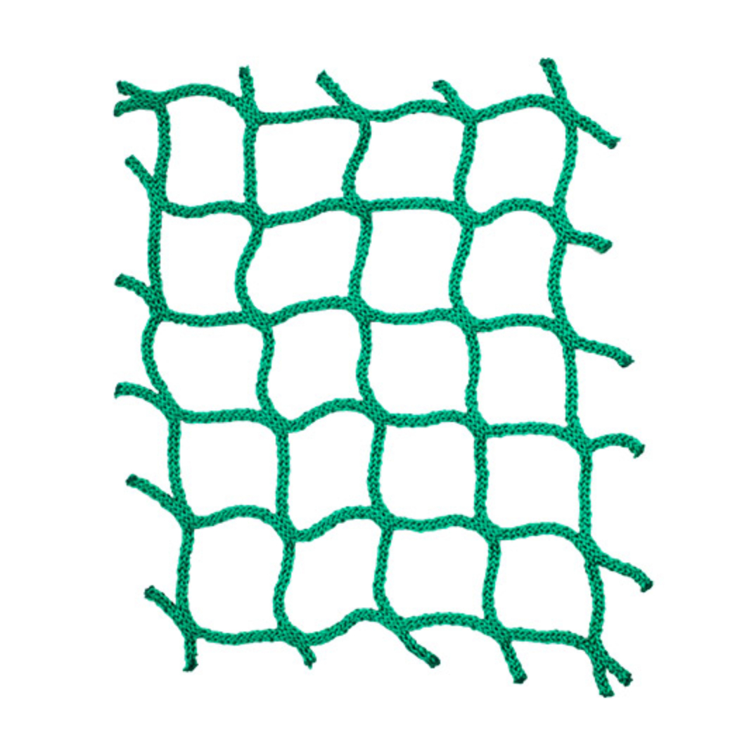 SBN-4045 Green knotless netting with raw edge