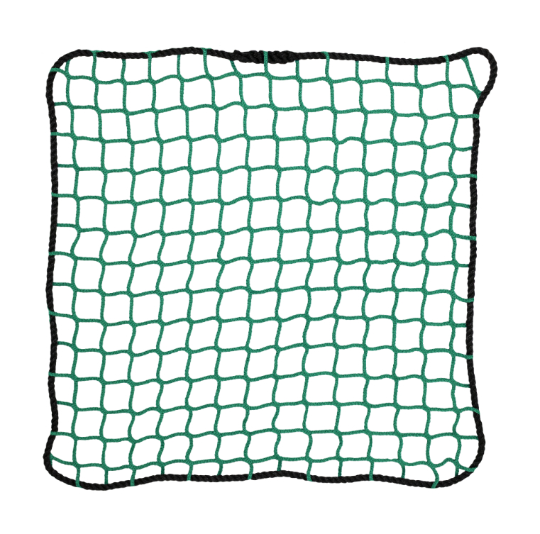 SBN-4045 Green knotless netting with rope border