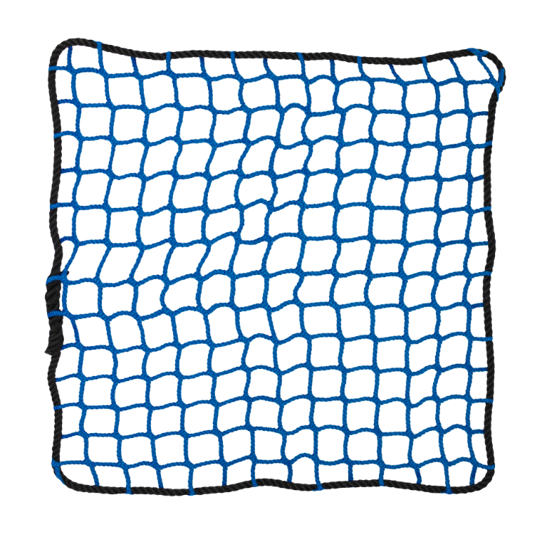 SBN-5045 Blue knotless netting with rope border