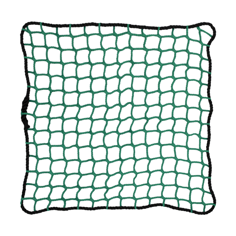SBN-5045 Green knotless netting with rope border
