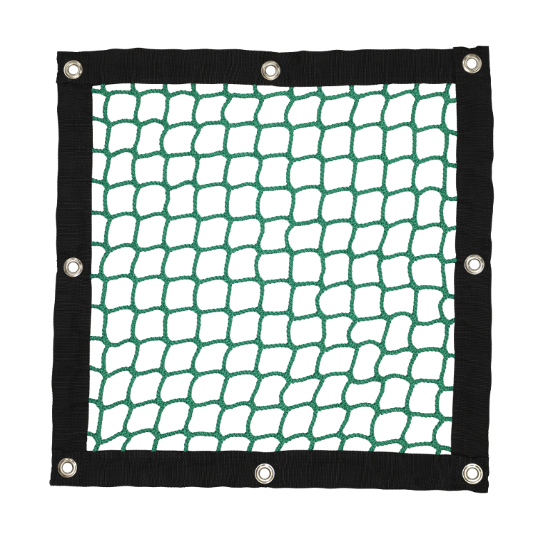 SBN-5045 Green knotless netting with webbing border