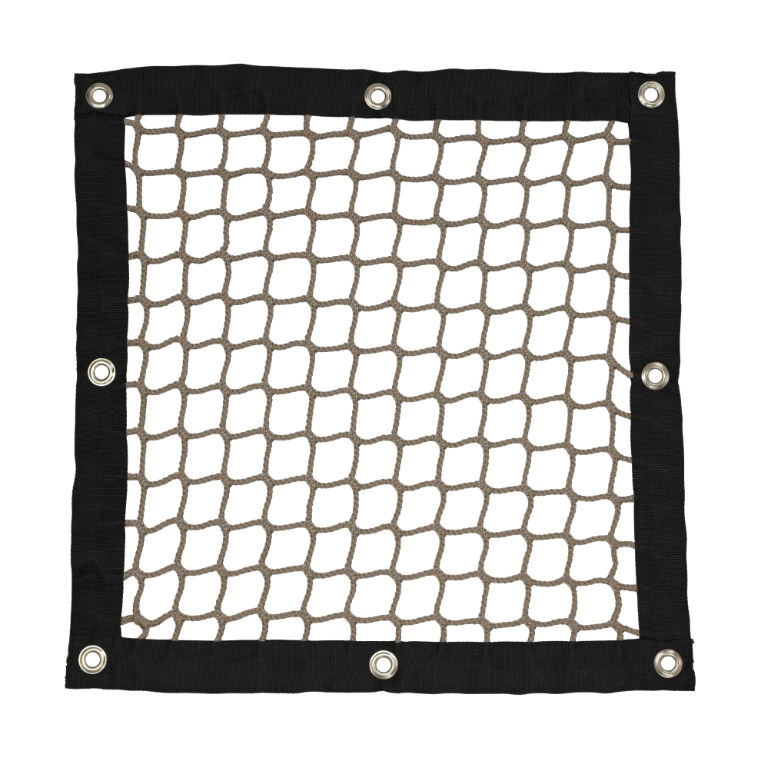 SBN-5045 Tan knotless netting with webbing border