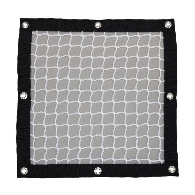 SBN-5045 White knotless netting with webbing border