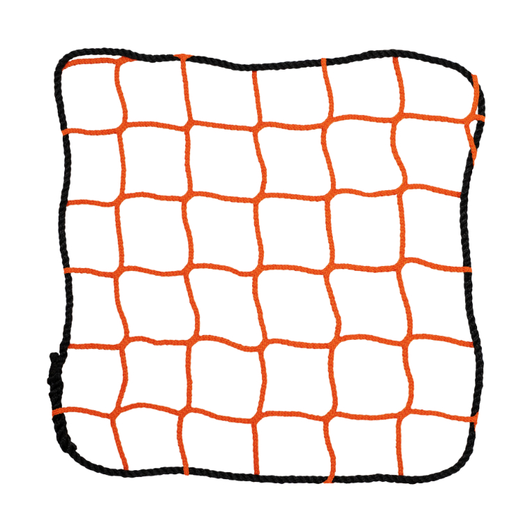 SBN-5100 Orange knotless netting with rope border