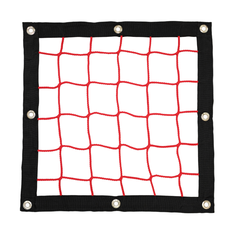 SBN-5100 Red knotless netting with webbing border