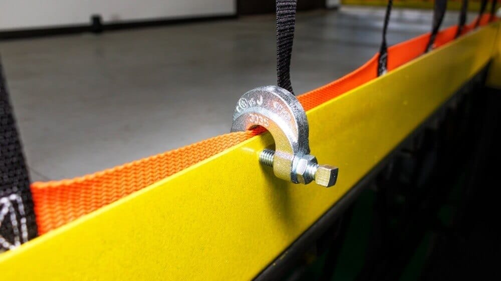 Mezzanine Netting Beam Clamp Hardware