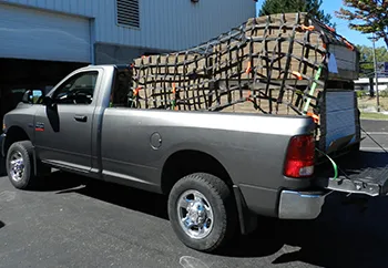 Truck Bed Cargo Net with Sewn-In Loops