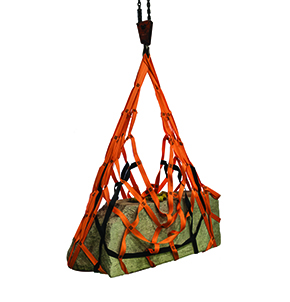 Commercial Cargo Lifting Net in use