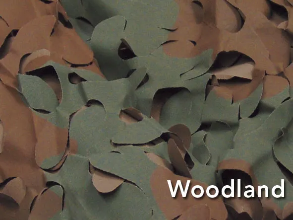 Woodland Camo Netting Pattern