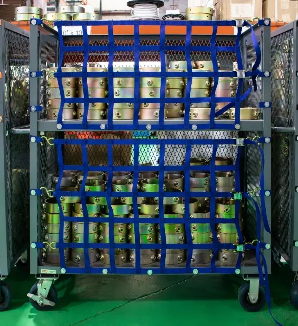 Warehouse Cart Netting - Blue