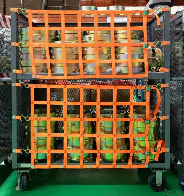 Warehouse Cart Netting - Orange