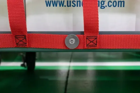 Warehouse Cart Netting Installation - Red