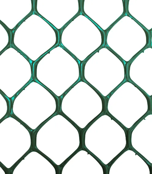 Economy Plastic Safety Barrier Fence - Green Detail