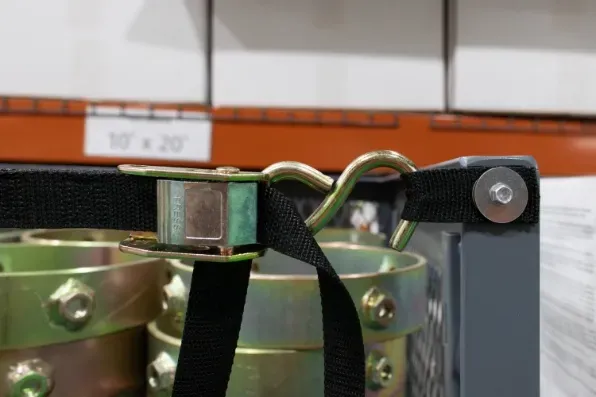 Warehouse Cart Netting Side View - Black