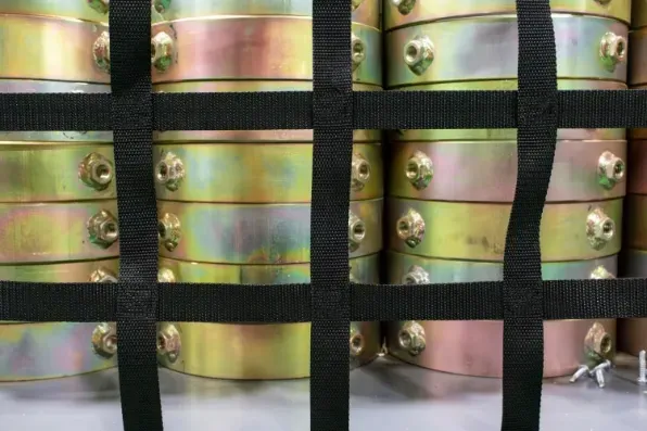 Warehouse Cart Netting Detail - Black