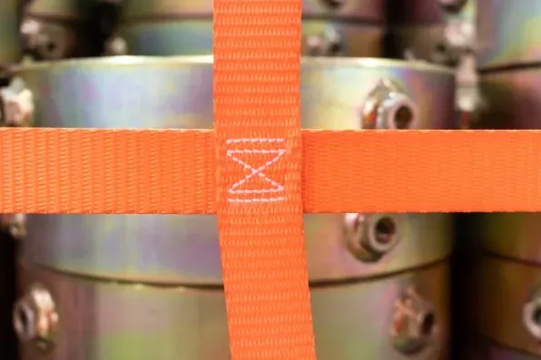 Warehouse Cart Netting Overview - Orange