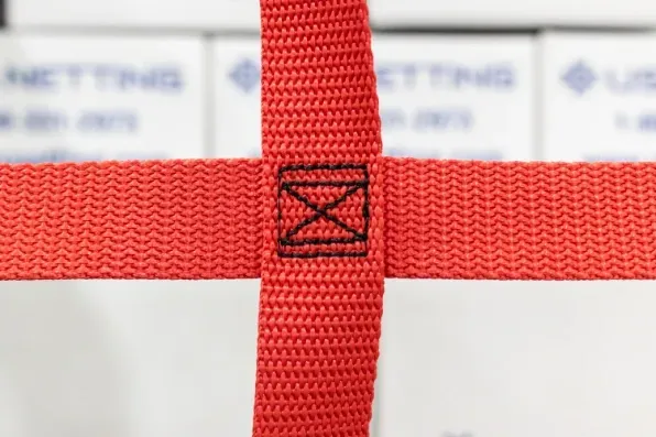 Warehouse Cart Netting Overview - Red