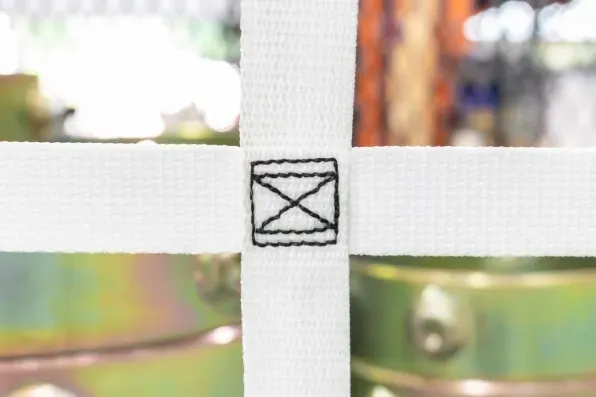 Warehouse Cart Netting Overview - White