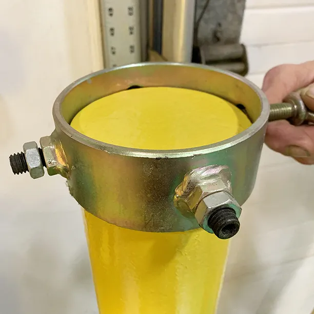 Existing Bollard Safety Net Close Up