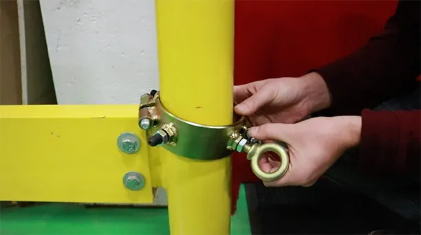 Existing Bollard Safety Net on Loading Dock