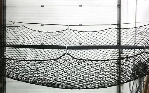 Fall safety netting detail