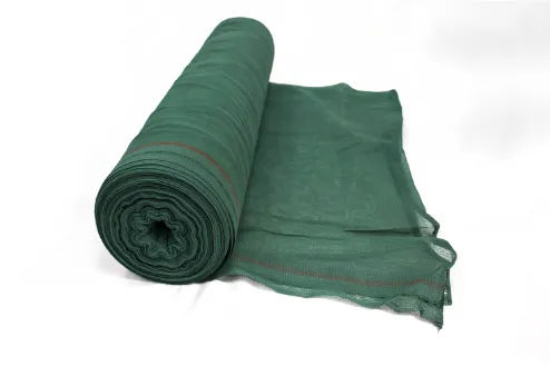 Heavy Duty Fire Retardant Debris Netting Roll - Green Close-up