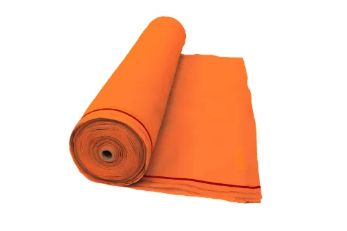 Heavy Duty Fire Retardant Debris Netting Roll - Orange Close-up