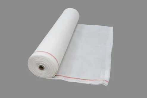 Heavy Duty Fire Retardant Debris Netting Roll - White Close-up