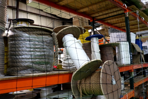 Heavy Duty Knotted Nylon Rack Safety Nets