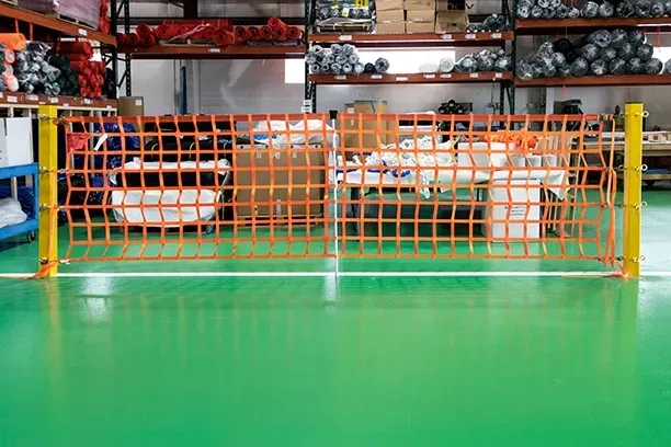 In-Ground Safety Net Full Setup