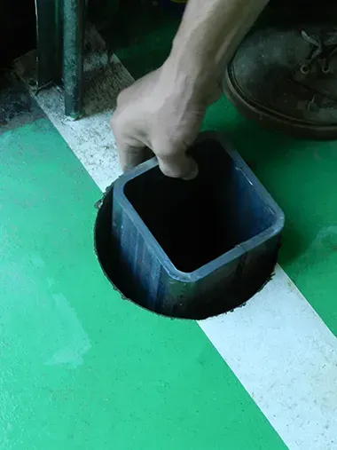 In-Ground Safety Net Side View