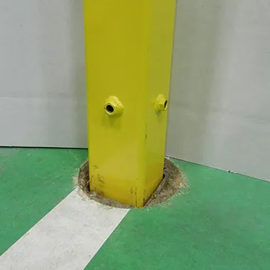 In-Ground Post and Eye Bolt Detail