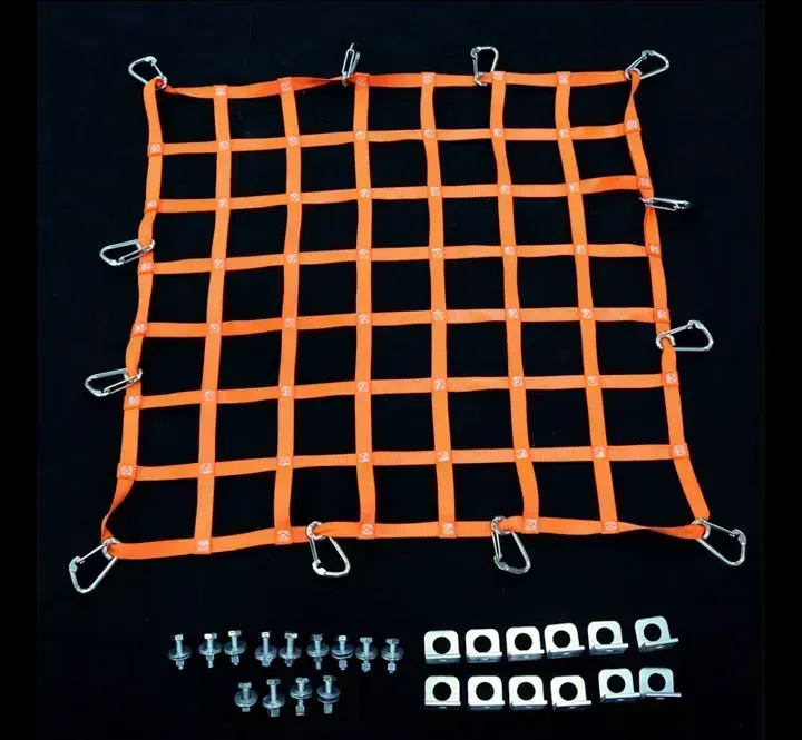 Full hatch net kit with multi-bracket hardware