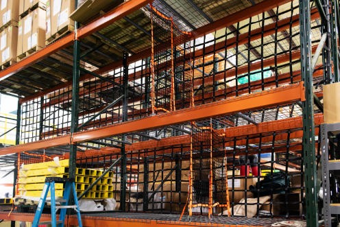 Rack Divider Net Installation