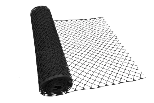 Heavy Duty Plastic Safety Barrier Fence - Black - Installation