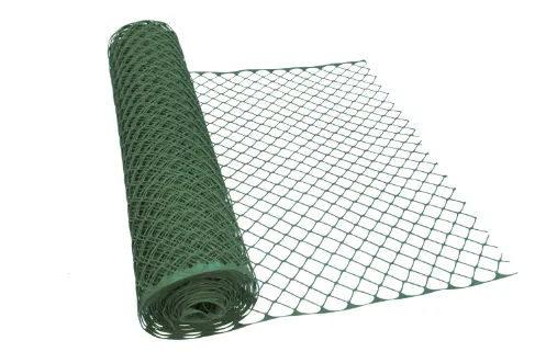 Heavy Duty Plastic Safety Barrier Fence - Green - Installation