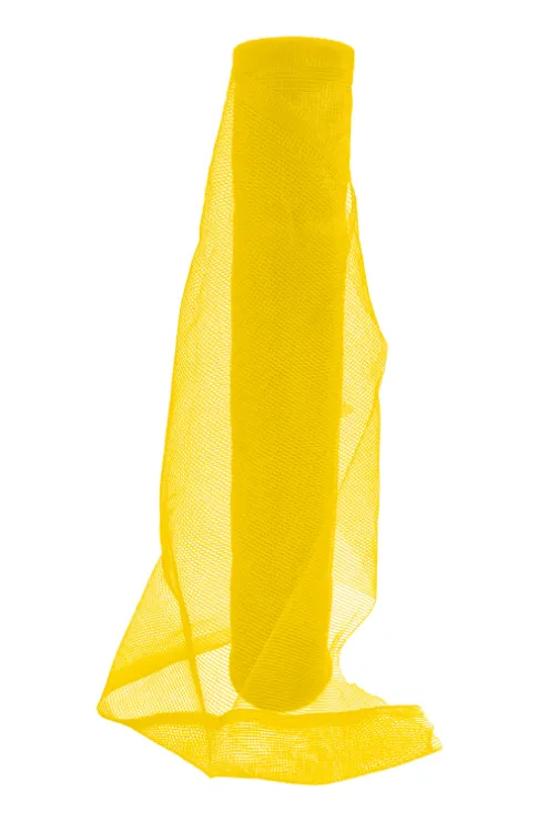 Standard Duty Fire Retardant Debris Netting Roll - Yellow (Front View)
