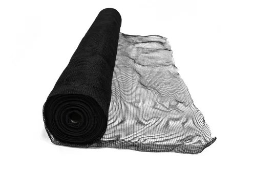 Standard Duty Fire Retardant Debris Netting Roll - Black (Detail View)