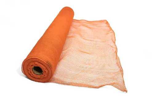 Standard Duty Fire Retardant Debris Netting Roll - Orange (Detail View)