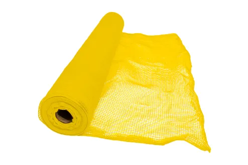 Standard Duty Fire Retardant Debris Netting Roll - Yellow (Detail View)