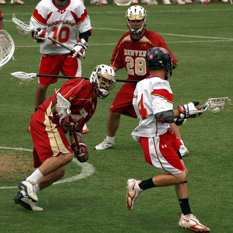 Custom lacrosse backstop netting installation