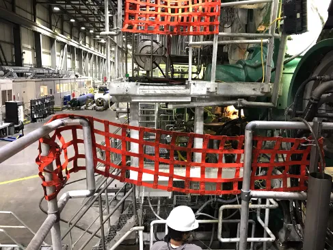 Custom Barrier Net installation