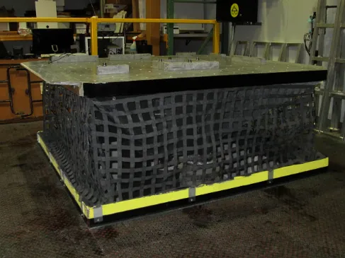 Custom Barrier Net mounted