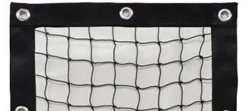 Knotted netting panels