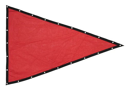 Red Triangular Shade Cloth